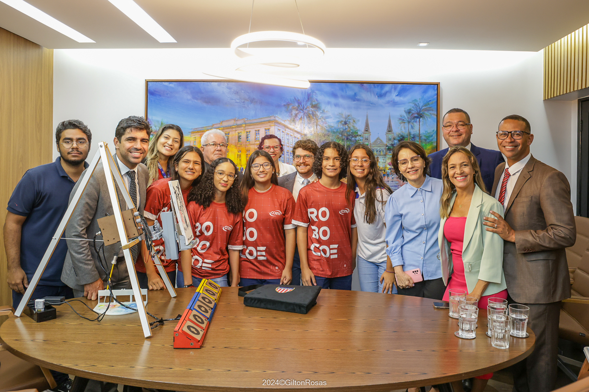 Alunos de escola da rede particular visitam CMA e apresentam projeto que promove inclusão e acessibilidade