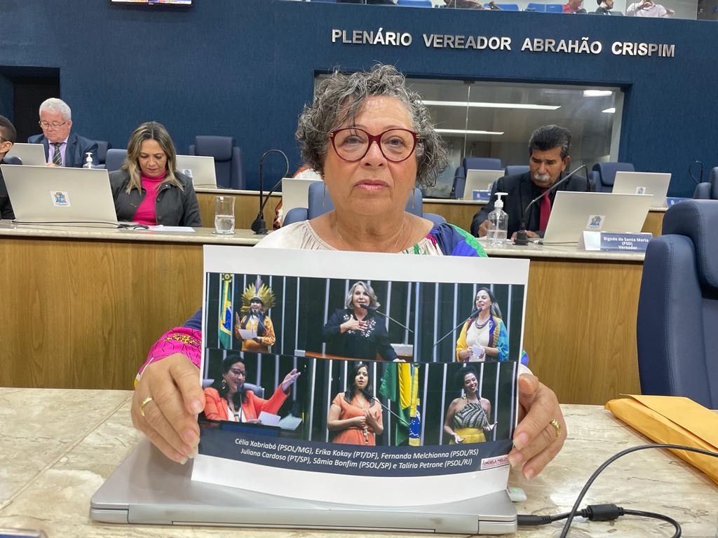 Ângela Melo manifesta solidariedade a deputadas vítimas de violência política de gênero