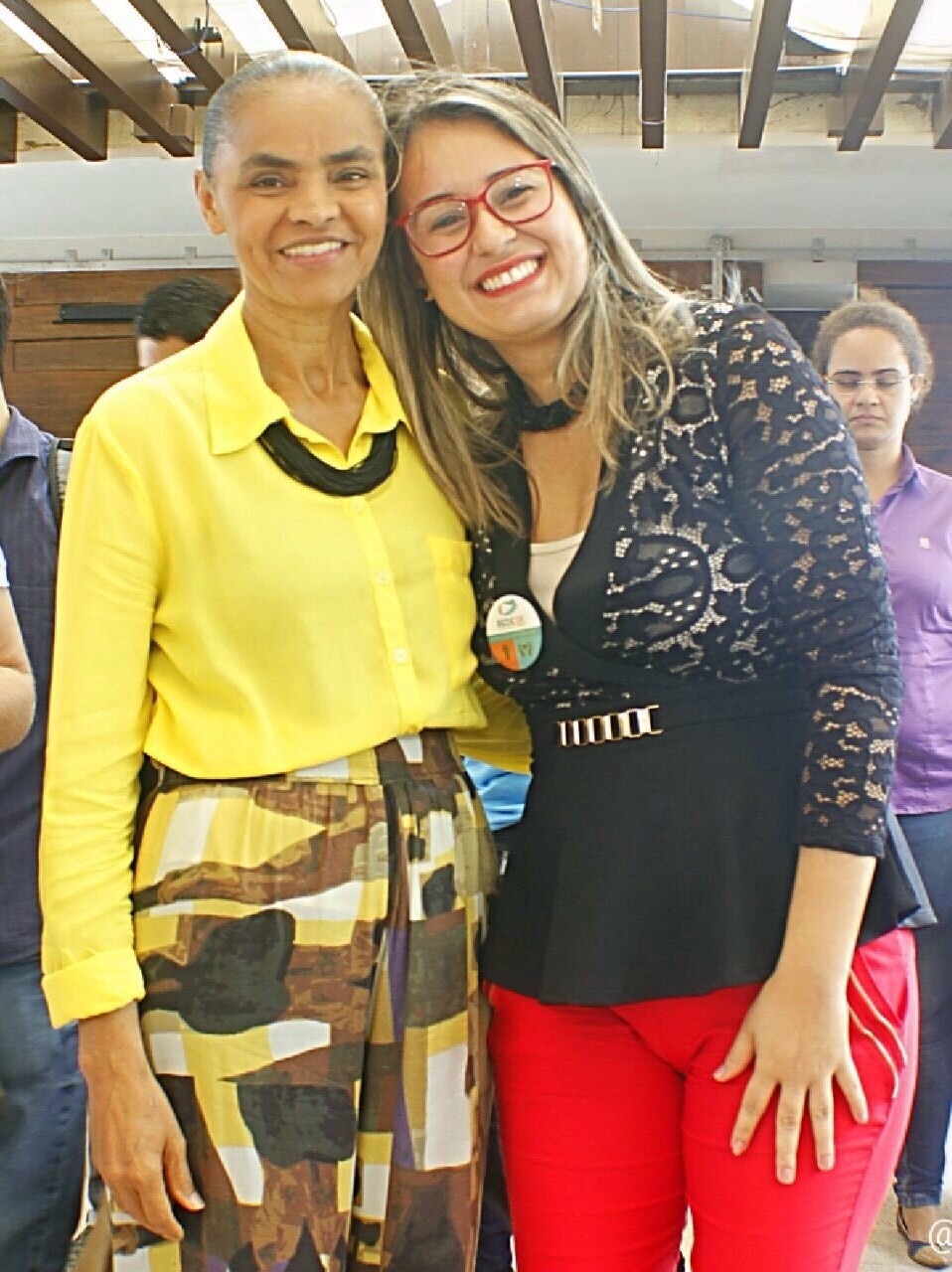 Ao lado de Marina Silva, Kitty reforça necessidade de mudança na política