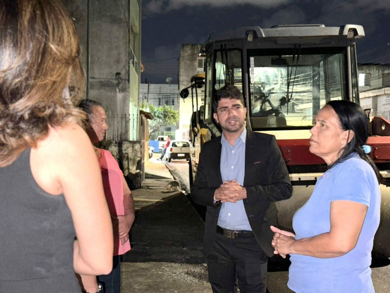 Bairro Suíssa recebe melhorias viabilizadas por emendas do vereador Pastor Diego