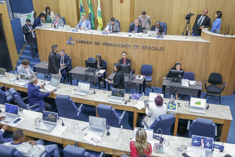 Câmara de Aracaju aprova 25 proposituras nesta quinta-feira, 13 