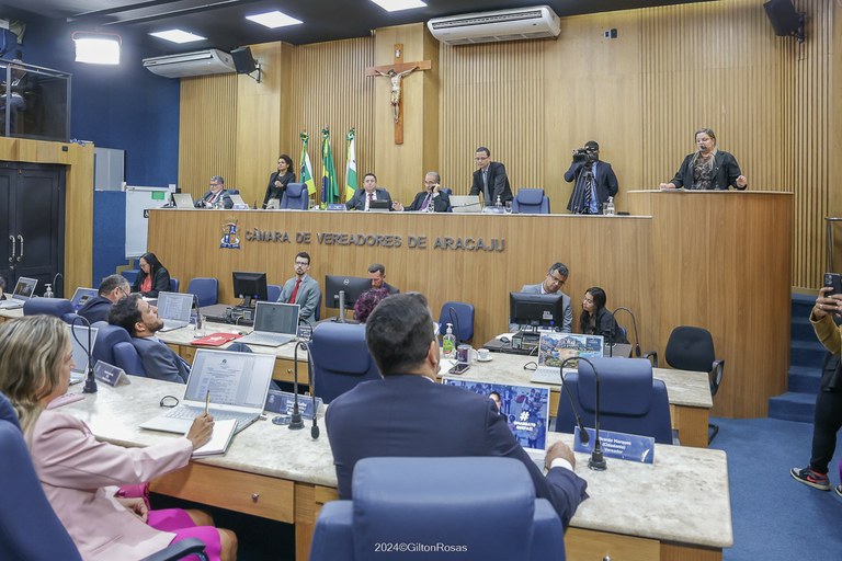 Câmara Municipal de Aracaju aprova 25 proposituras na 40ª Sessão Ordinária 