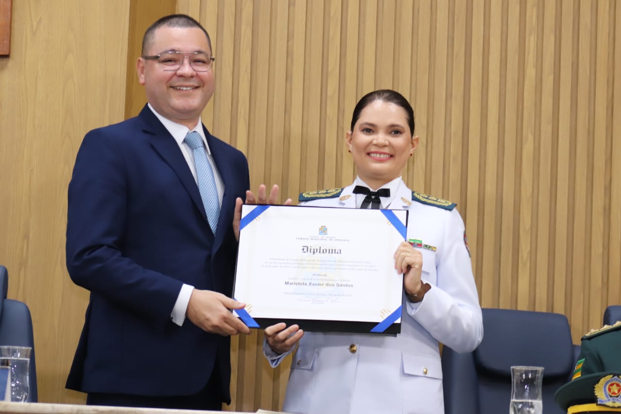 CMA concede título de Cidadã Aracajuana à coronel Maristela Xavier dos Santos