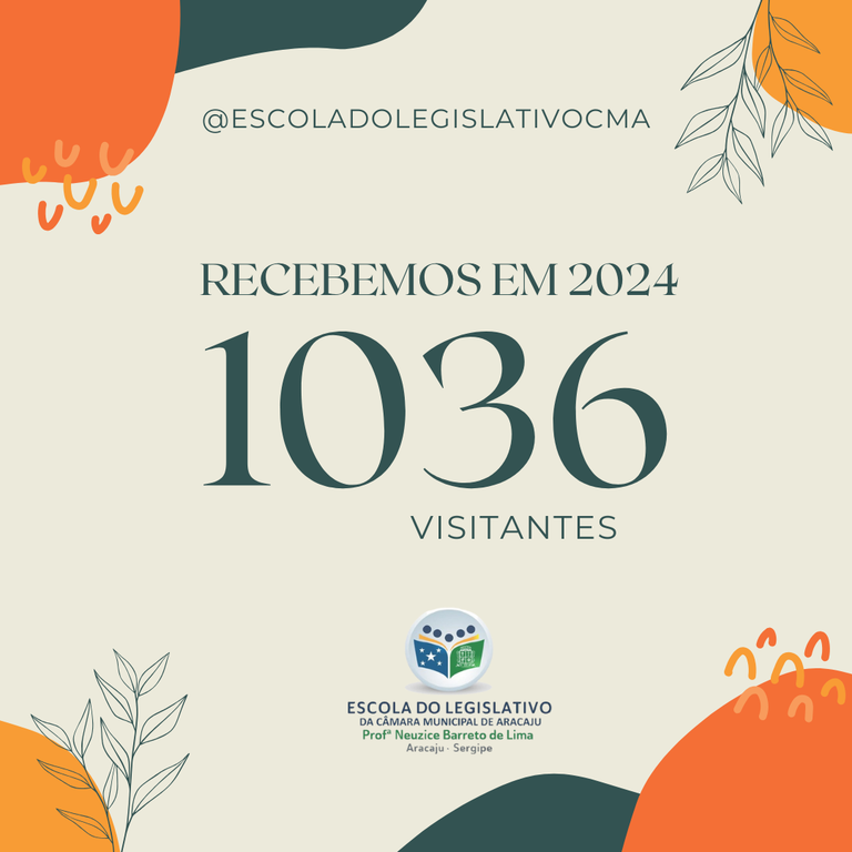 Com 1036 visitantes, a Escola do Legislativo de Aracaju comemora sucesso em 2024