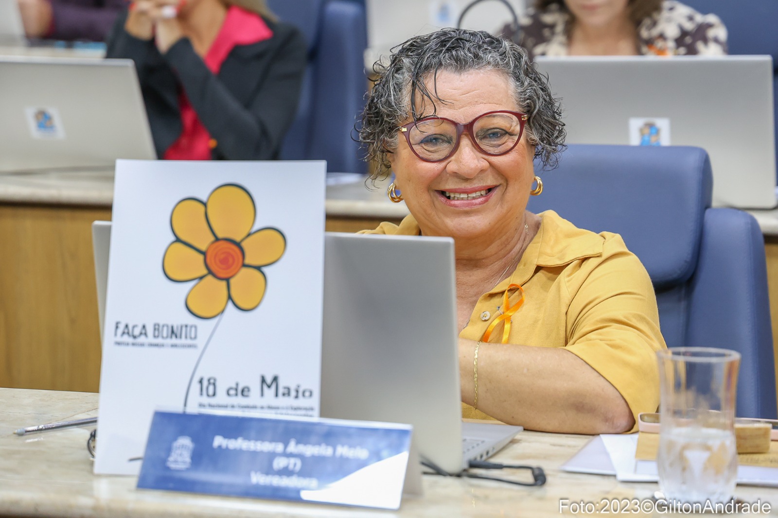 Conheça a trajetória da vereadora Ângela Melo na Câmara Municipal de Aracaju