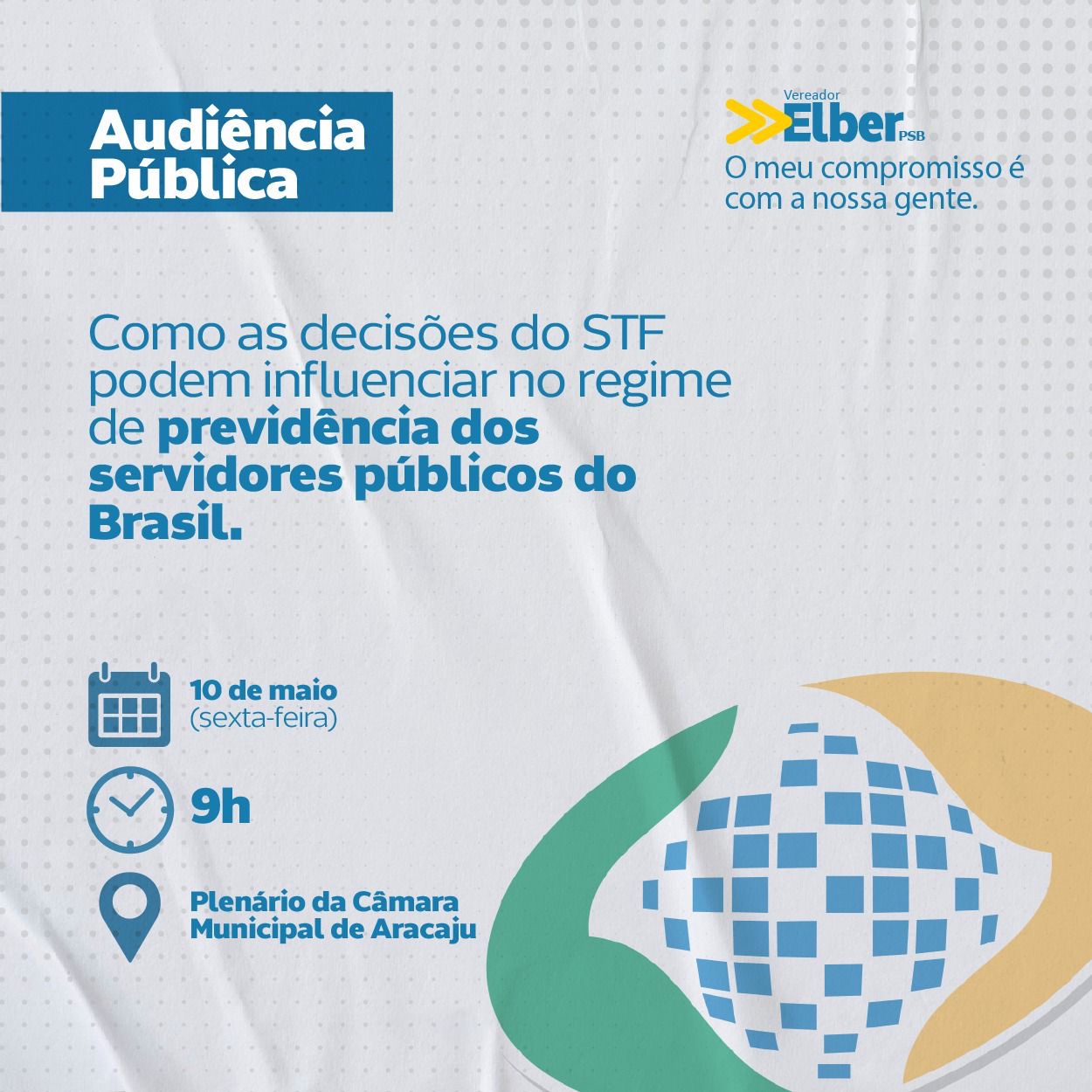 De autoria de Elber, Audiência Pública debate como as decisões do STF podem influenciar no regime de previdência dos servidores públicos   