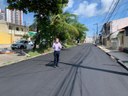 Dr. Gonzaga acompanha recapeamento da estrada do Luzia