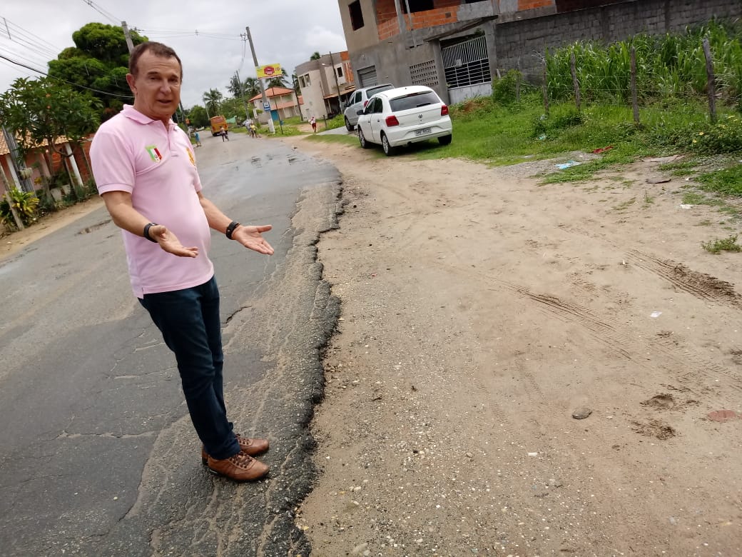 Dr. Gonzaga cobra execução de infraestrutura no Povoado Areia Branca