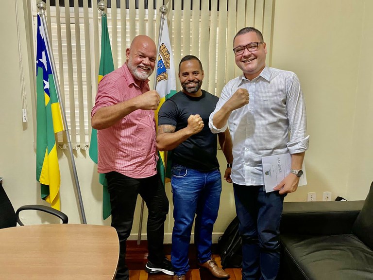 Eduardo Lima se reúne com secretário Municipal de Esportes