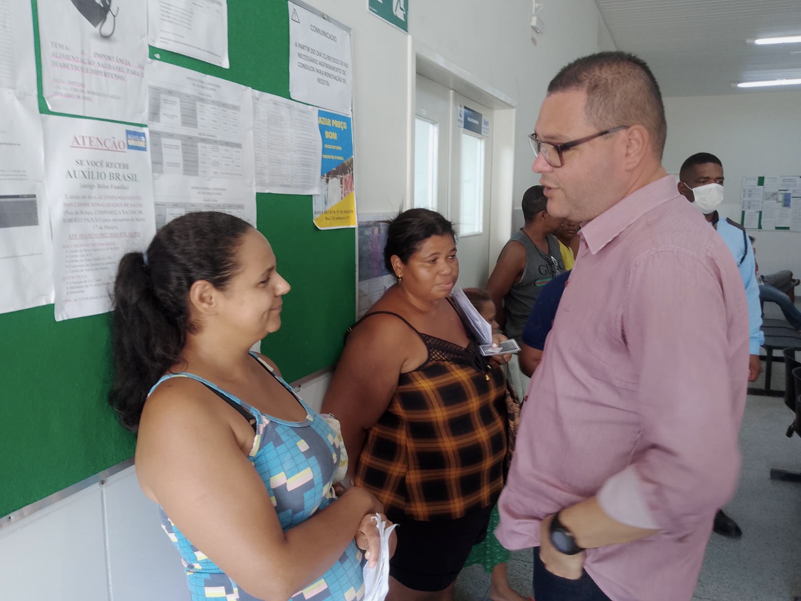 Eduardo Lima visita UBS do 17 de Março