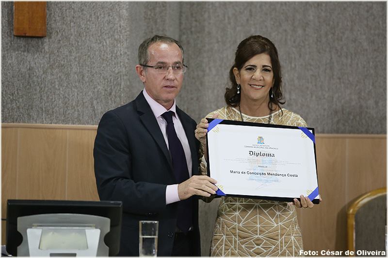 Enfermeira Maria Conceição Mendonça é homenageada