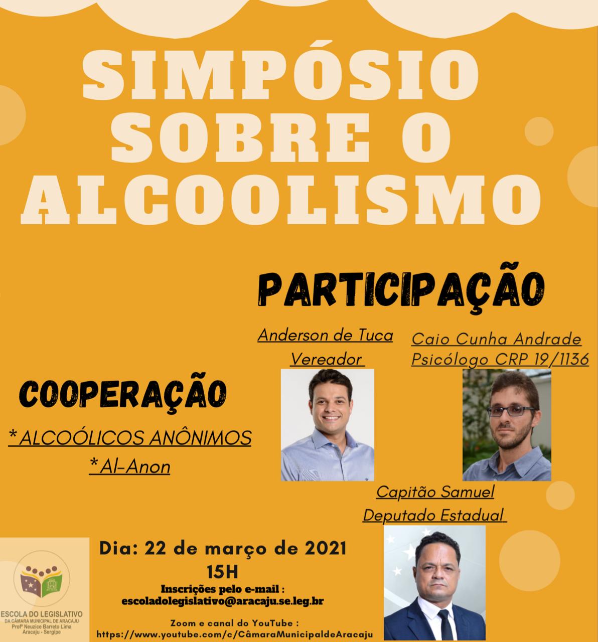 Escola do Legislativo da Câmara promove simpósio sobre combate ao alcoolismo 