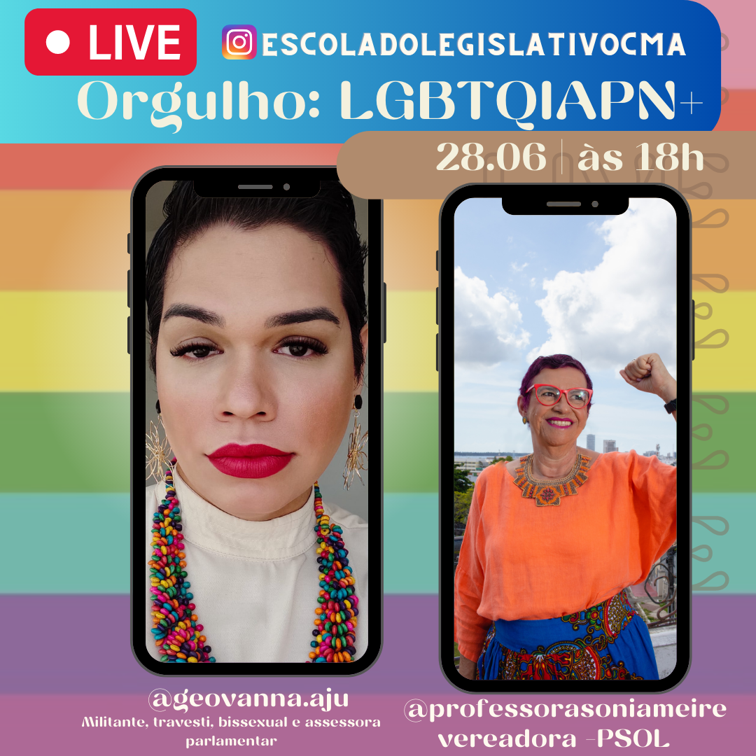 Escola do Legislativo promove live sobre a importância de visibilidade para comunidade LGBTQIAPN+