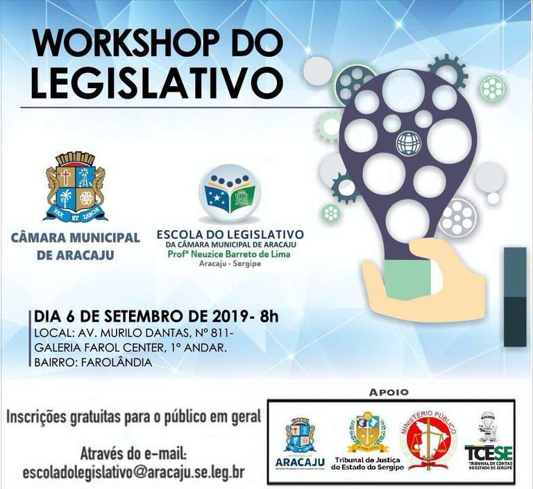 Escola do Legislativo promoverá workshop do Legislativo