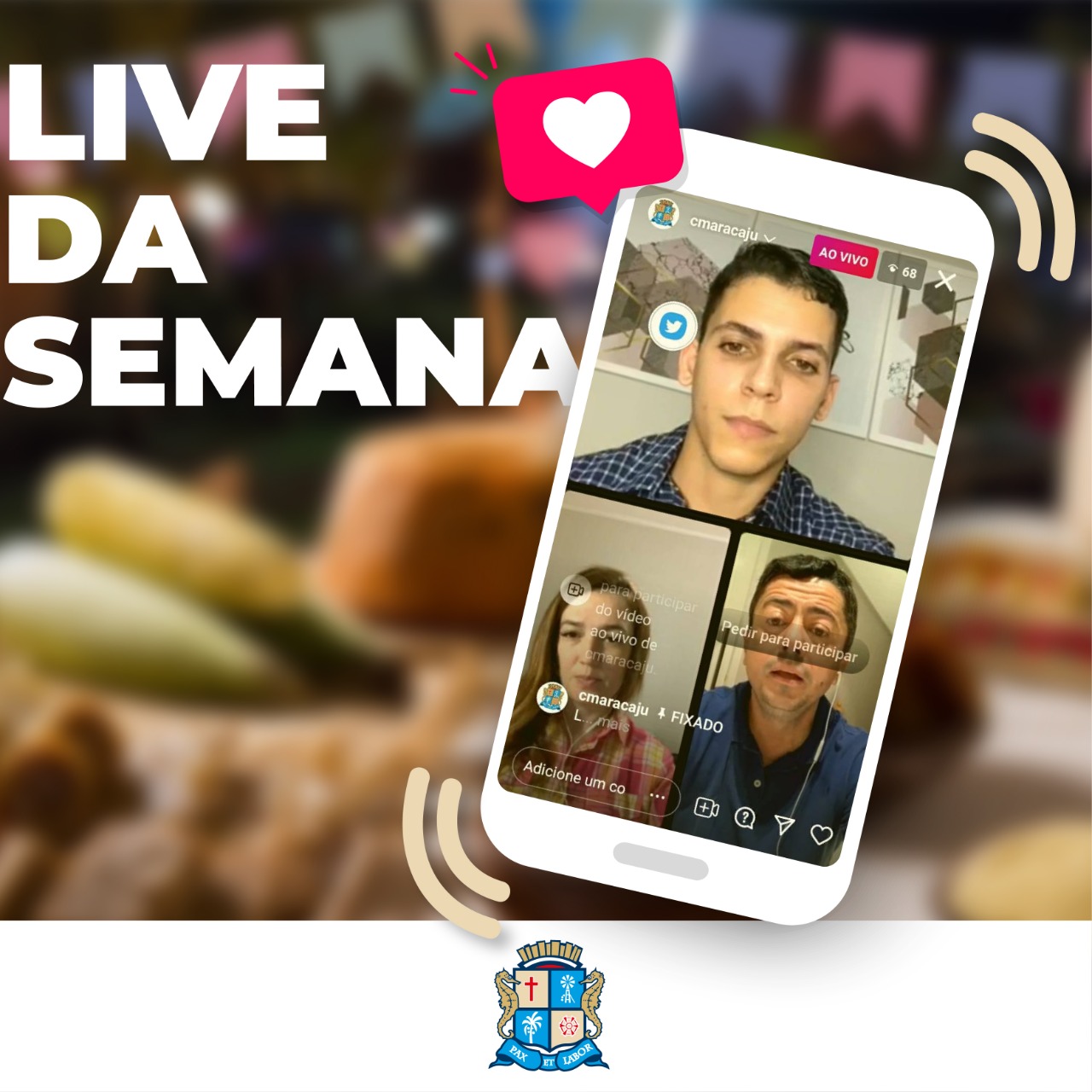 Em live, Fabiano Oliveira comenta sobre retorno de eventos