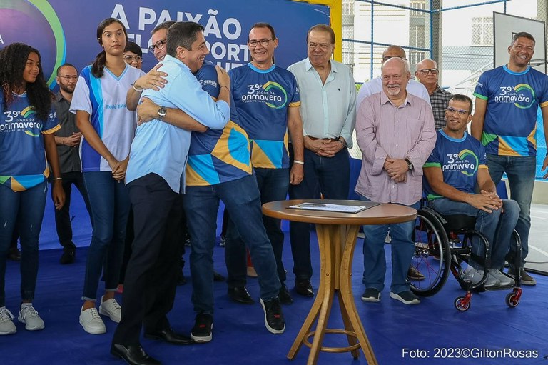 Fabiano Oliveira participa do lançamento da 39ª edição dos Jogos da Primavera