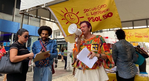 Gabineta itinerante: vereadora Sonia Meire monta tenda no Centro de Aracaju para ouvir a população