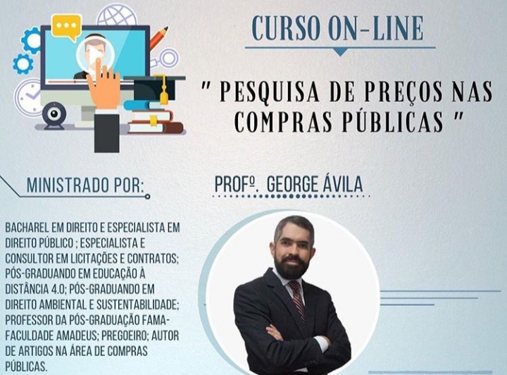 Inscrições abertas para o curso da Escola do Legislativo "Pesquisa de Preço nas Compras Públicas"