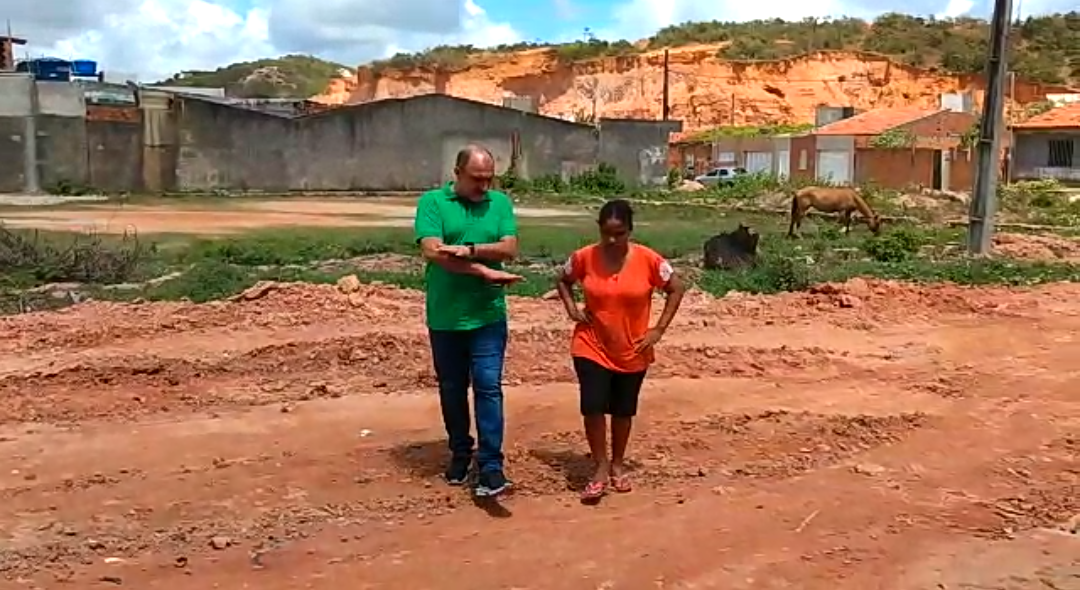 Jason Neto comemora obras do loteamento Paraíso do Sul