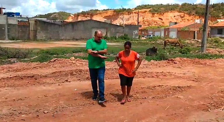 Jason Neto comemora obras do loteamento Paraíso do Sul