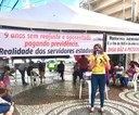 Linda Brasil apoia ato contra Reformas administrativas e em defesa dos servidores públicos de Sergipe