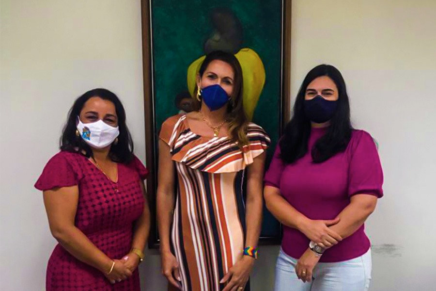 Linda Brasil se reúne com a Secretaria Municipal da Assistência Social