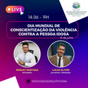 Live da Escola do Legislativo de Aracaju aborda violência contra idoso