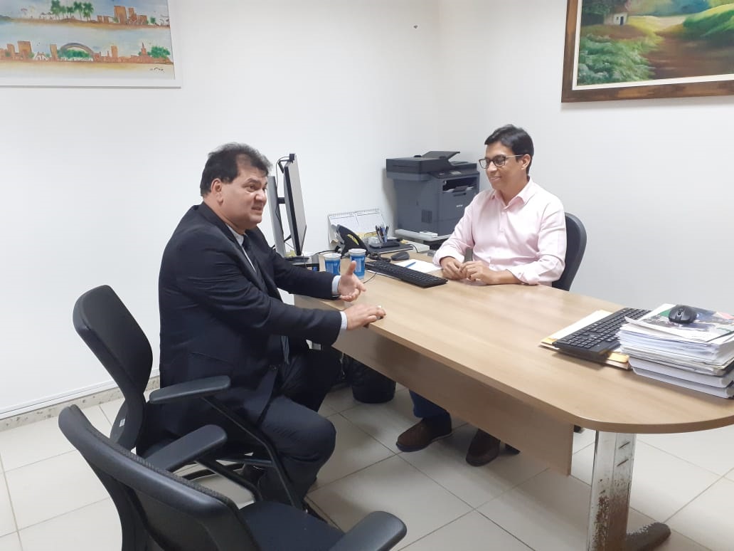 Miltinho Dantas visita o superintendente da SMTT