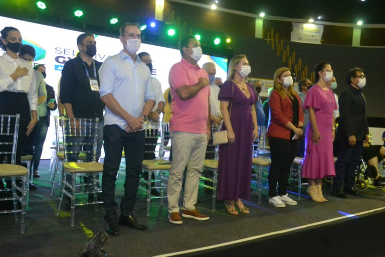 Nitinho participa da solenidade de abertura da seletiva Gymnisiade 2022