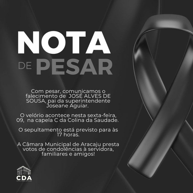 Nota de pesar