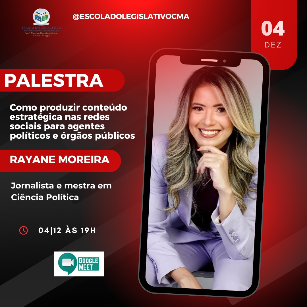 Palestra com especialista em Comunicação Digital será realizada em 4 de dezembro