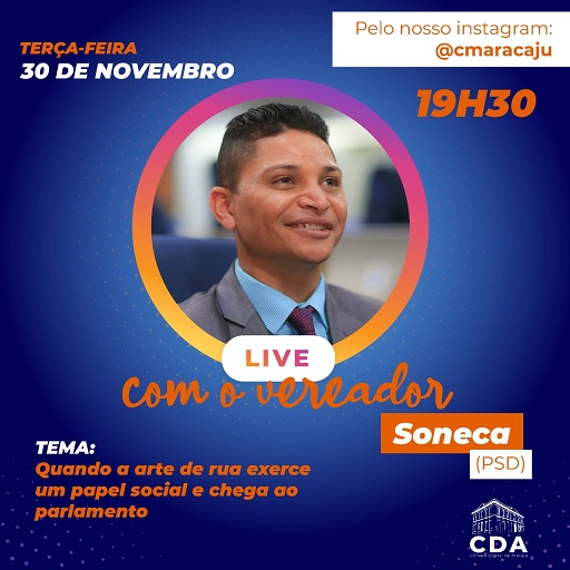 Palhaço Soneca é o convidado da live desta terça-feira, 30