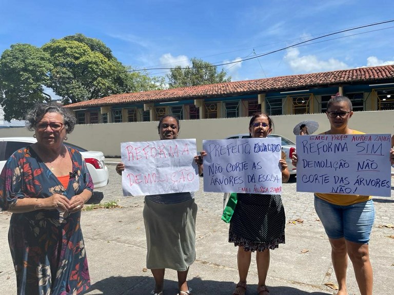 Professora Ângela Melo denuncia intenção da Prefeitura de Aracaju de demolir escola infantil no São Conrado