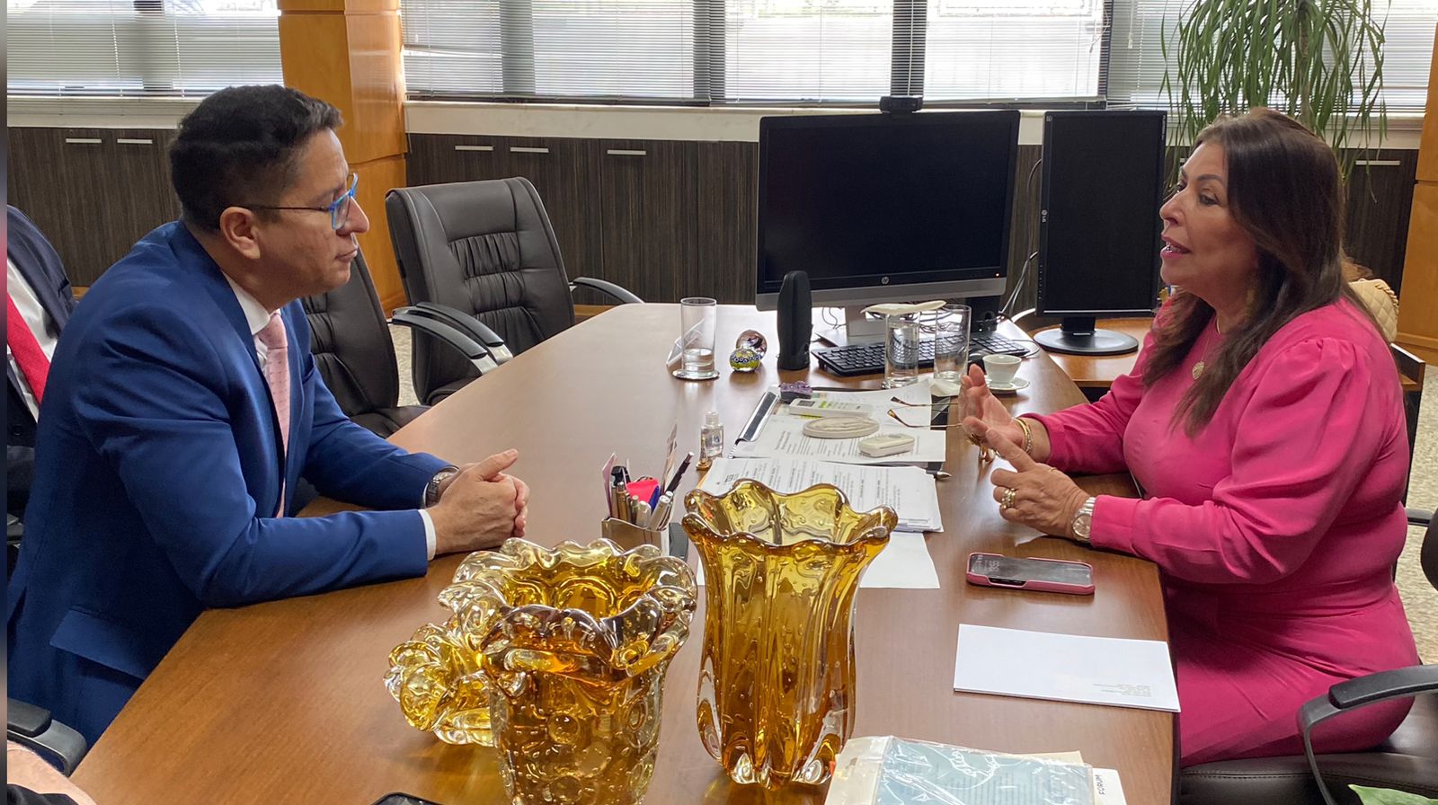 Ricardo Marques visita nova presidente do TCE e leva demandas sobre obras em Aracaju e transporte coletivo 