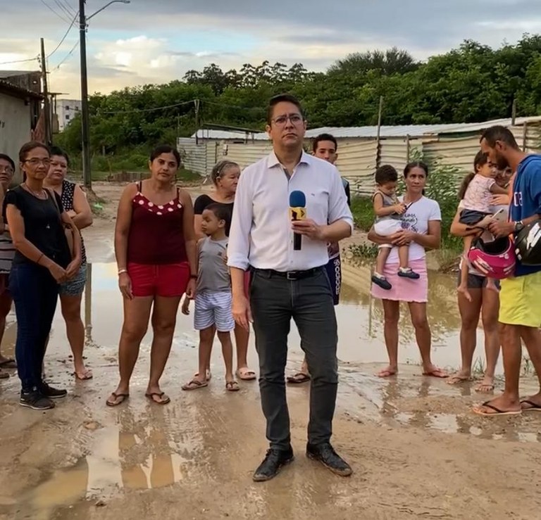 Ricardo Marques volta a denunciar abandono em obra do Loteamento Copacabana que começou em 2022