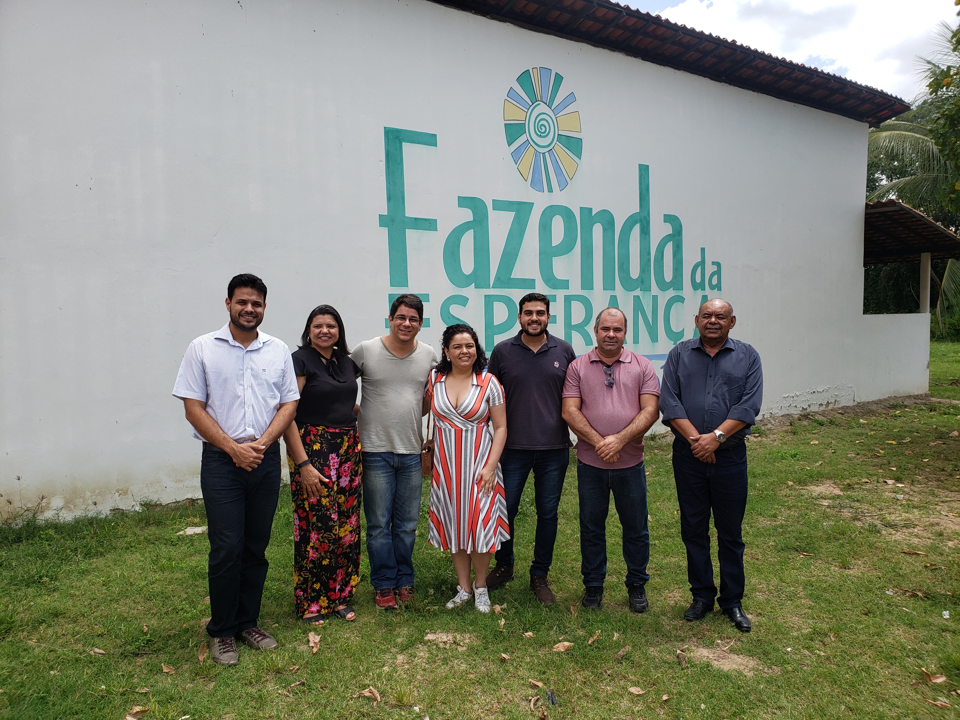 Seu Marcos, Isac e Anderson de Tuca visitam Fazenda da Esperança em Lagarto