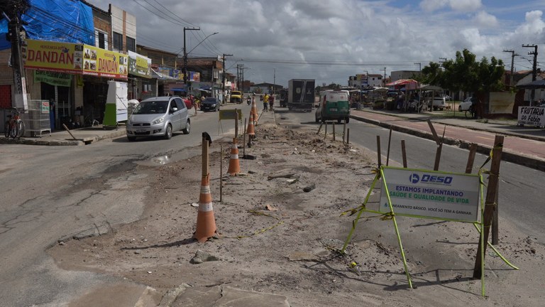 Soneca cobra da Deso conclusão de serviço no bairro Olaria