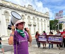  Sonia Meire participa de ato contra PL que criminaliza aborto legal 