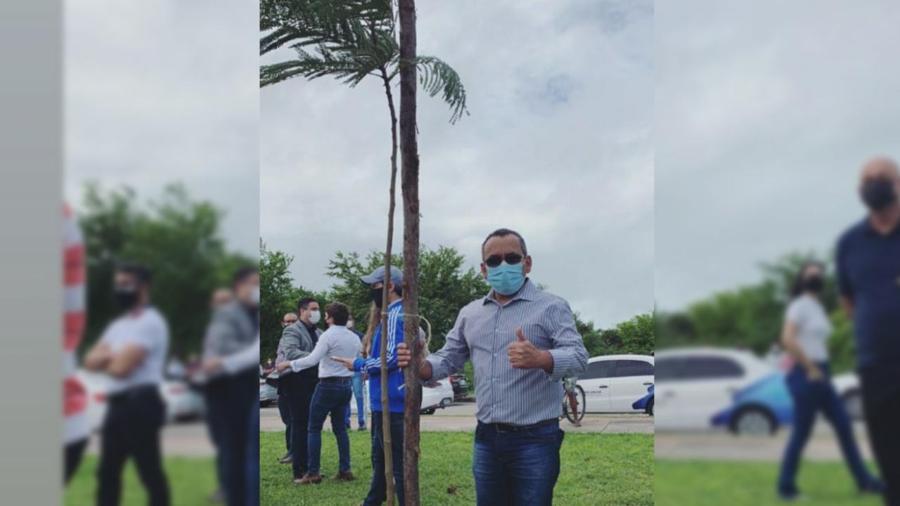 Vereador Cícero comemora escolha do bairro Santa Maria para início de projeto de plantação de mudas em Aracaju