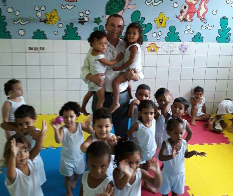 Vereador Dr. Gonzaga visita creche na Soledade