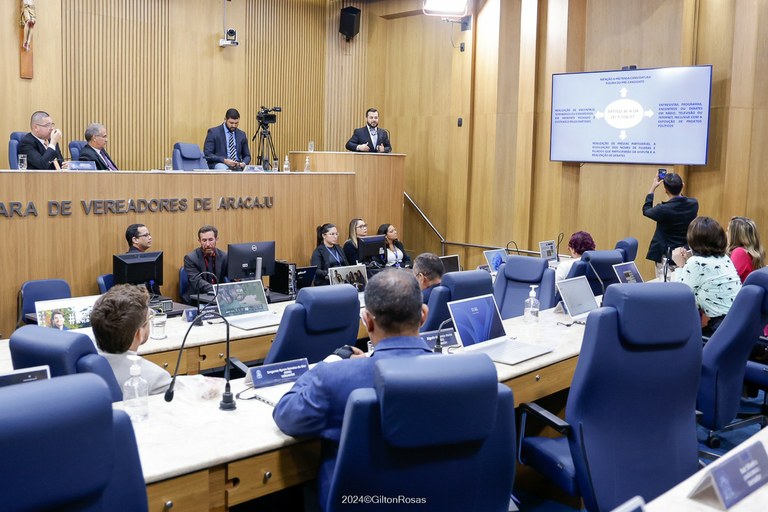 Vereadores participam de palestra sobre as regras eleitorais nas Casas legislativas 